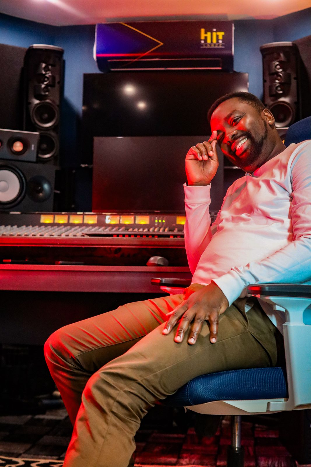 In the studio